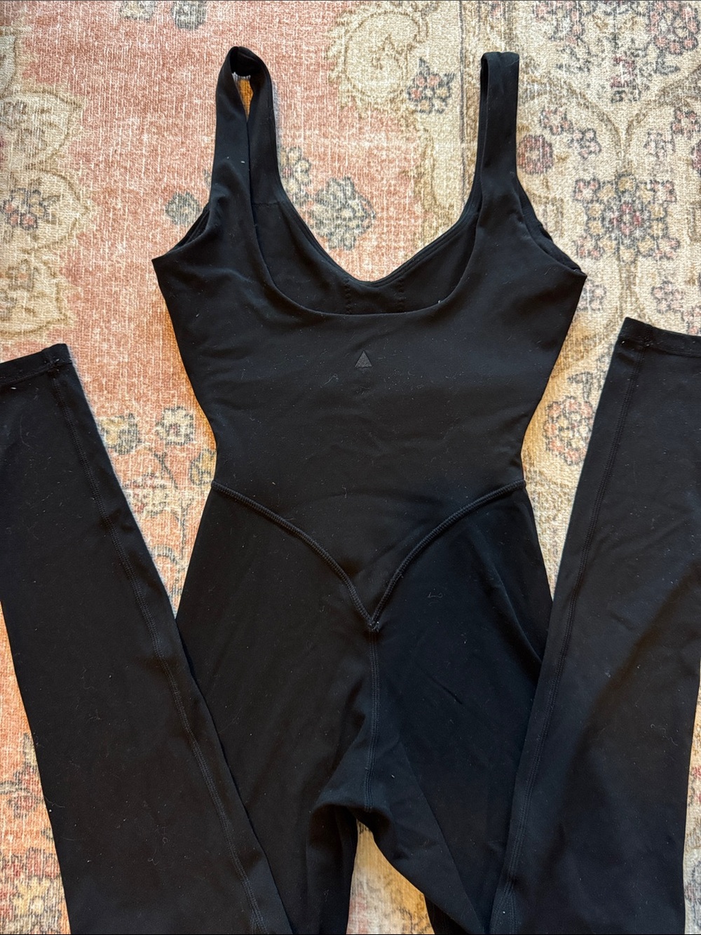 Vitality Black Women's High-Waist Shaping Leggings Jumpsuit - Picture 2 of 2